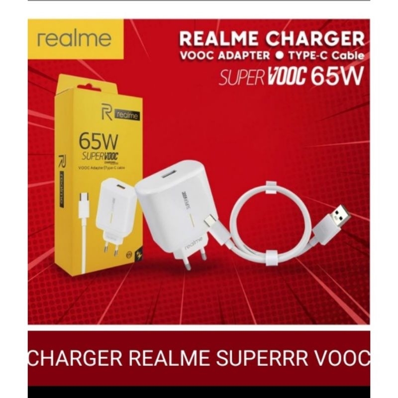 Charger Semua Tipe Hp Realme Super Vocc 65w Cas Hp Cas Henphon