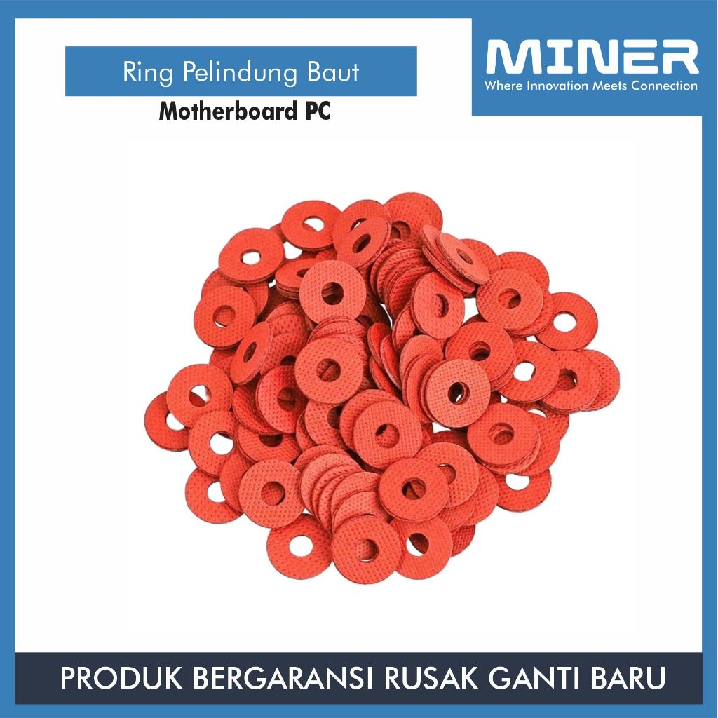 MINER Ring Pelindung Isolator Baut Motherboard PC