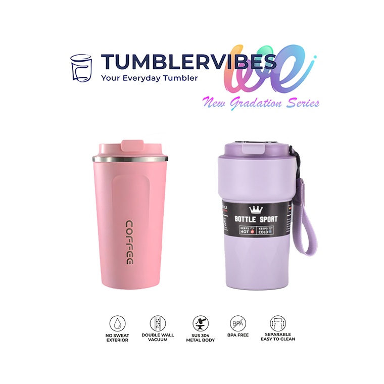 ART W1U TumblerVibes Coffee Tumbler ThermoCup 16oz