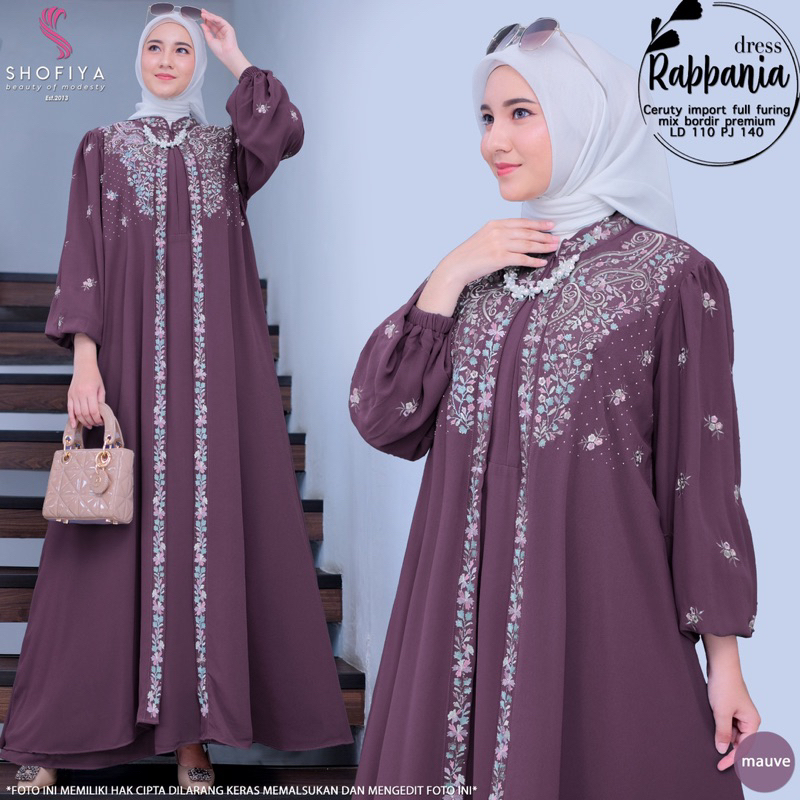 Rabbania shofiya / gamis rabbania ori shofiya / original shofiya / gamis ceruty shofiya