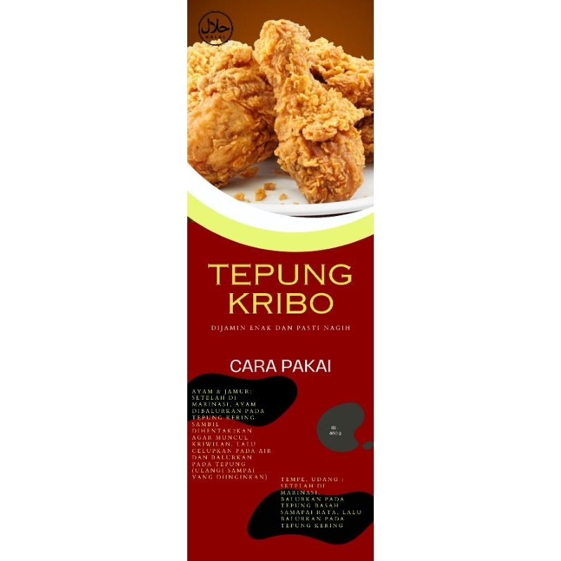 

Tepung Bumbu Siap pakai / tepung kribo / Tepung ayam crispy/tepung kentucky/Tepung KFC/ tepung geprek