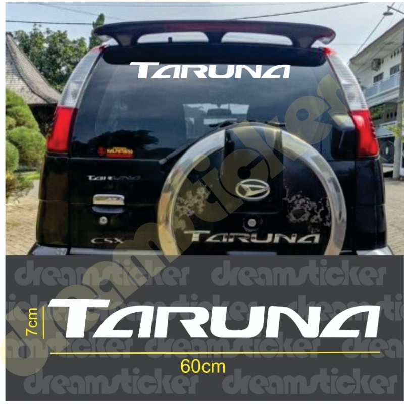 Cutting Sticker Kaca Belakang Mobil Daihatsu Taruna Stiker