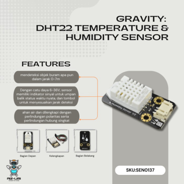 

DHT22 Temperature Humidity Sensor Diskon