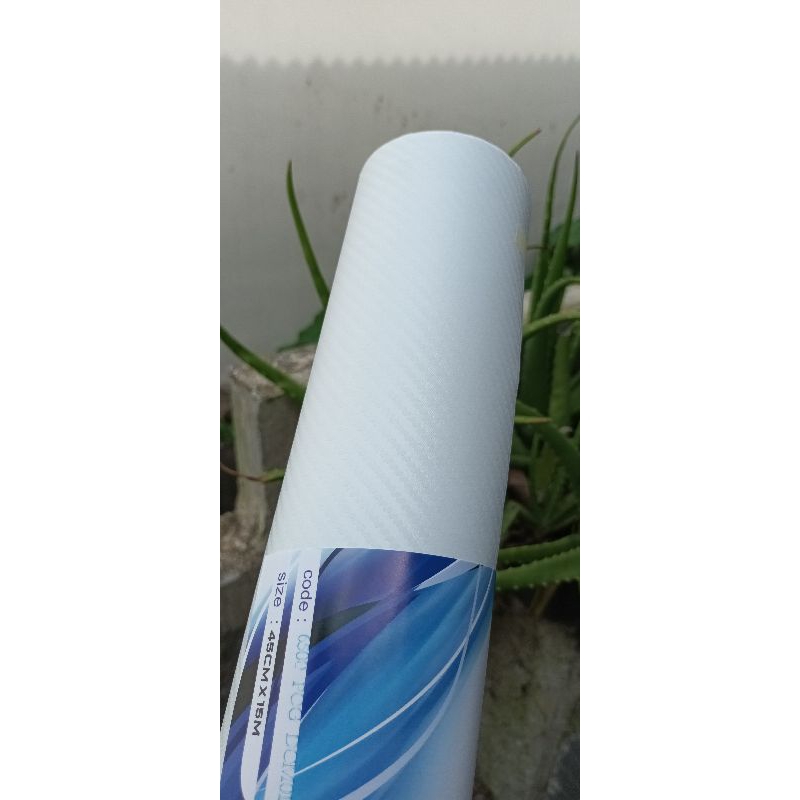skotlet profix  karbon 3d putih panjang 50cm x lebar 45cm