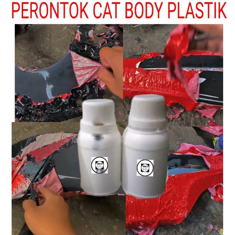 PERONTOK CAT / PAINT REMOVER PERONTOK CAT BODY PLASTIK GRATIS KUAS