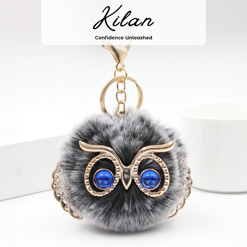 HUMAIRA Pompom Bulu Gantungan Tas Lucu - CC014