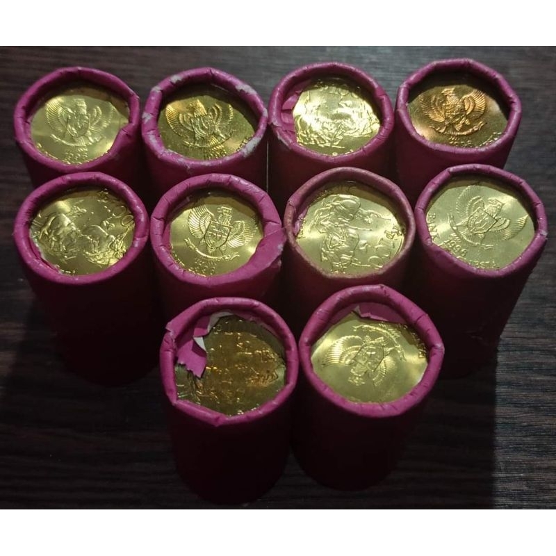 Uang Koin Kuno 100 Rupiah Karapan Sapi ROLL