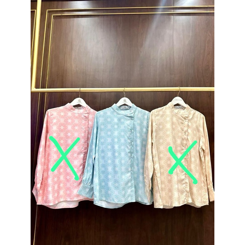 Kemeja Level Up Blue Shellasaukia Original