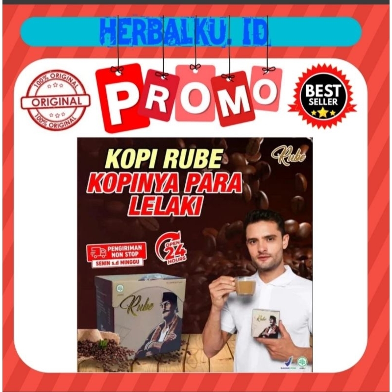 

Kopi Rube Asli Original 1 Box Isi 5 Sachet - Kopi stamina Pria Original 100% Ampuh