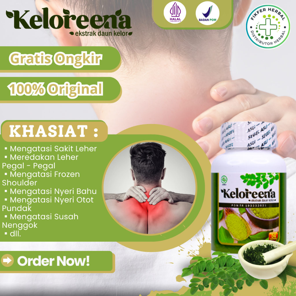 Obat Sakit Leher, Obat Leher Pegal - Pegal, Obat Nyeri Bahu, Nyeri Leher Susah Nenggok, Obat Nyeri P