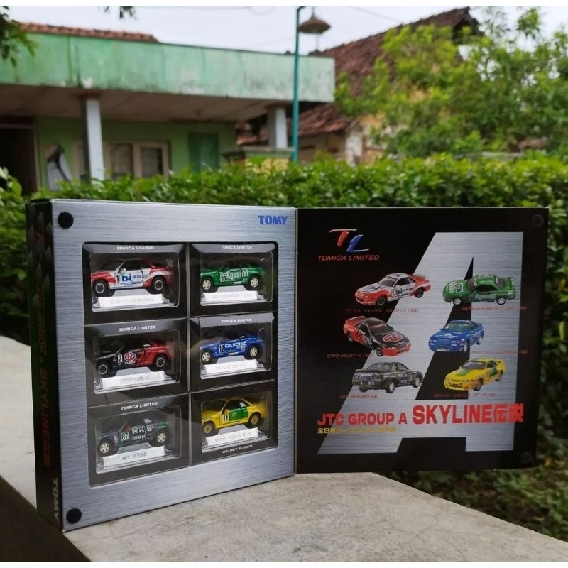 Tomica limited Nissan skyline R32 pack
