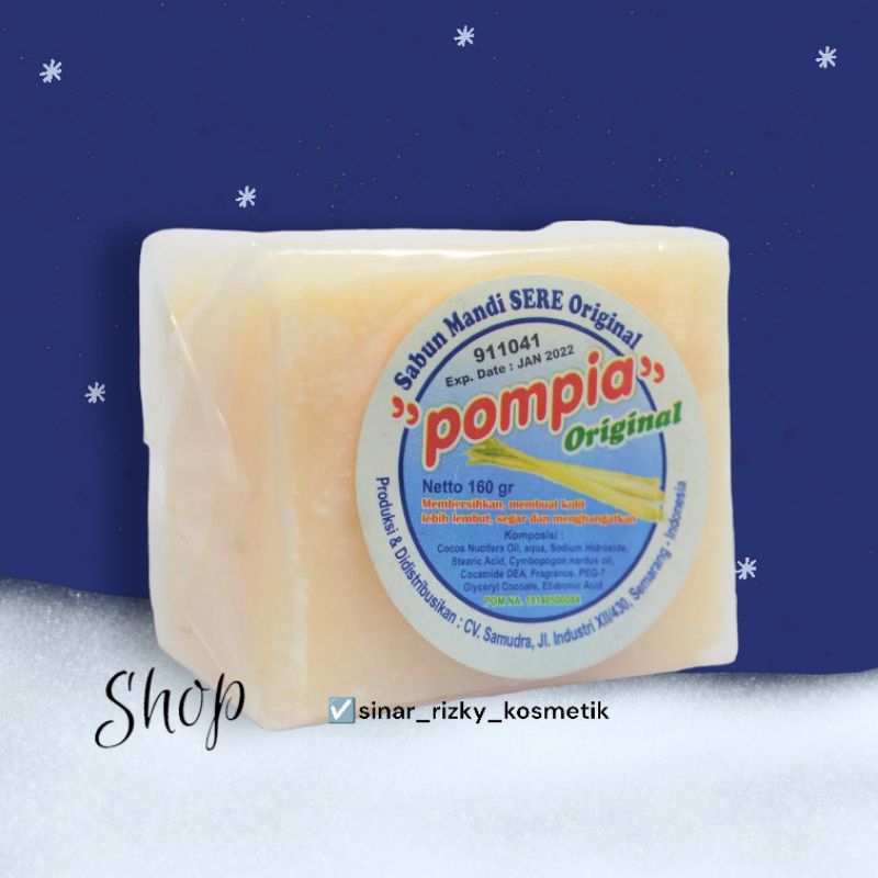 POMPIA ORIGINAL Sabun Mandi Sere - Sabun Pompia Kotak 160gr