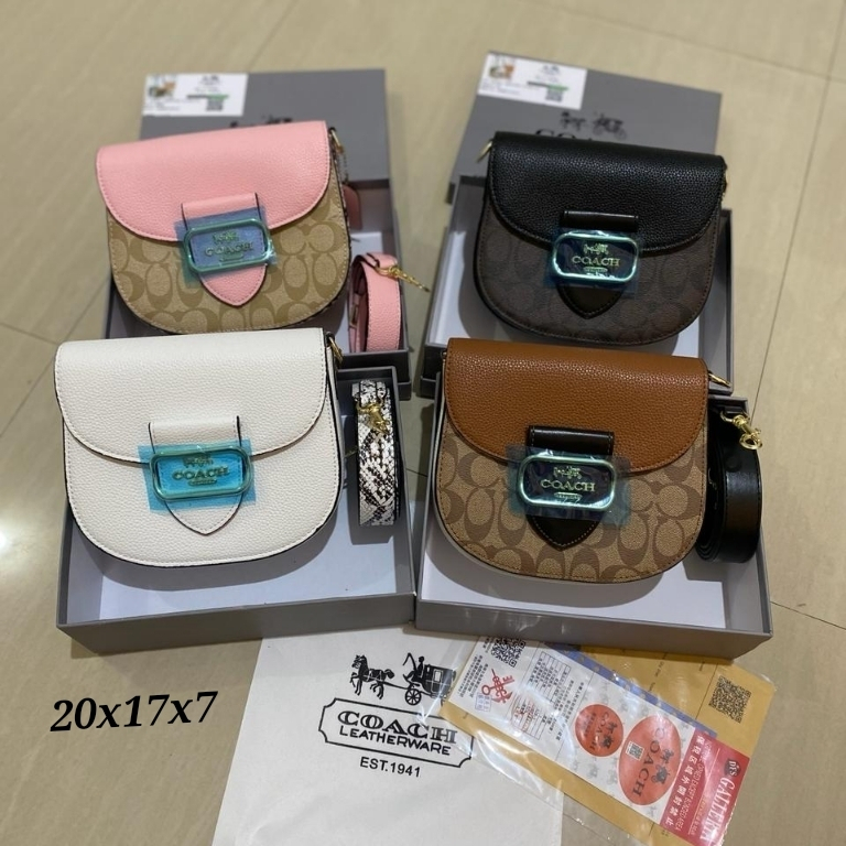 tas selempang wanita coa morgan saddle freebox