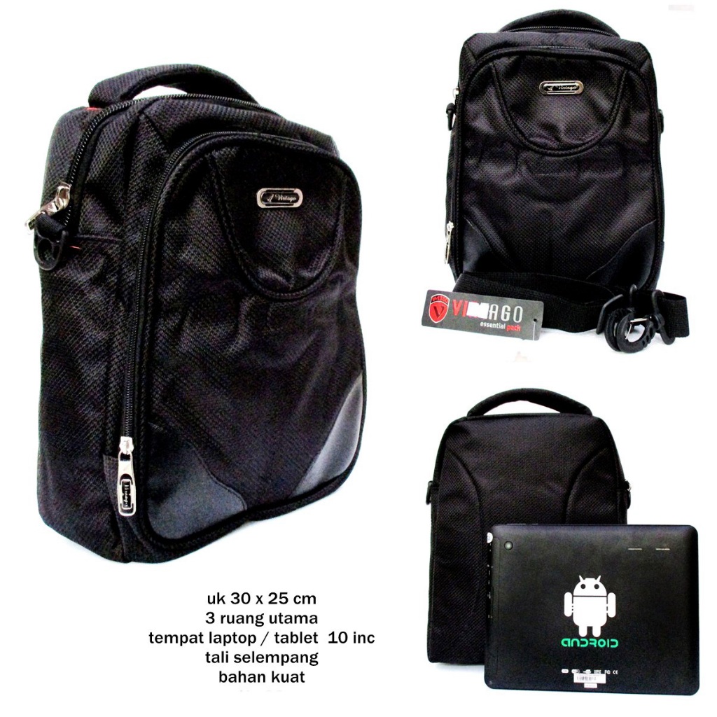 Tas branded pria selempang Nylon Pocket Virta Original