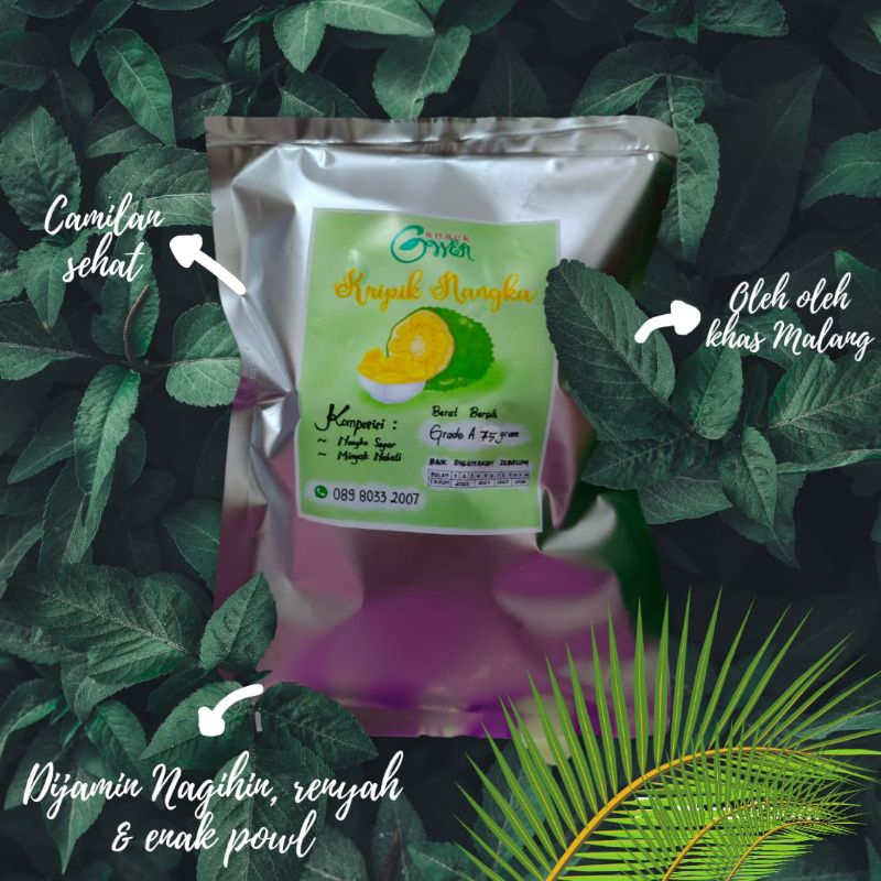 

KERIPIK NANGKA Grade A (Camilan Keripik buah khas Malang)