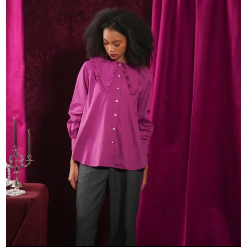 (NEW) Nizmara shirt fuschia aleza label