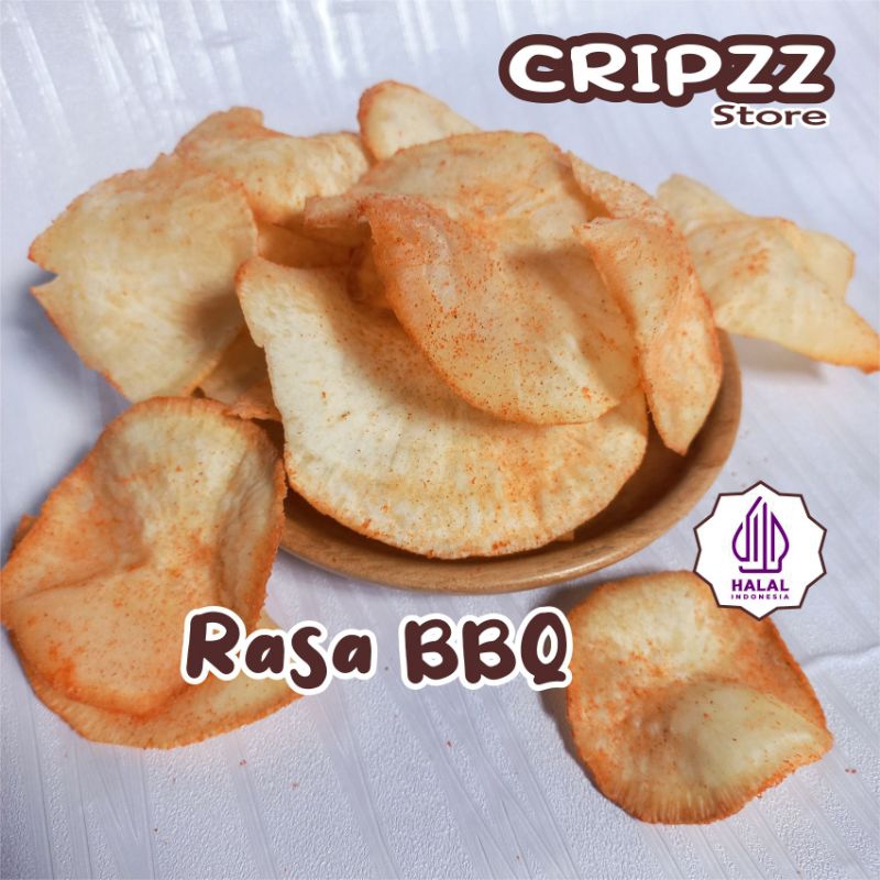 

Snack Cemilan Keripik Singkong rasa BBQ 100gr