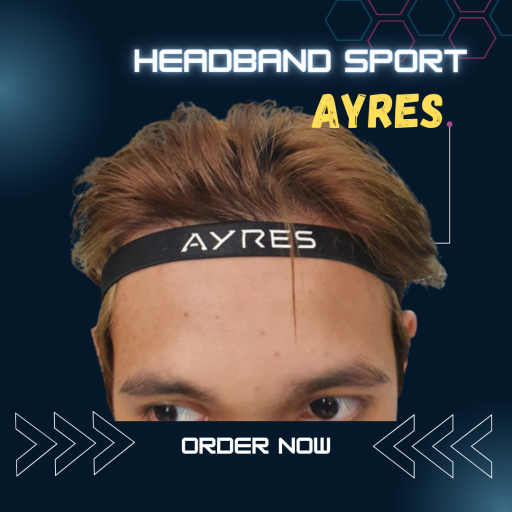 Ikat Kepala Pria dan Wanita Karet Bando Headband Elastis