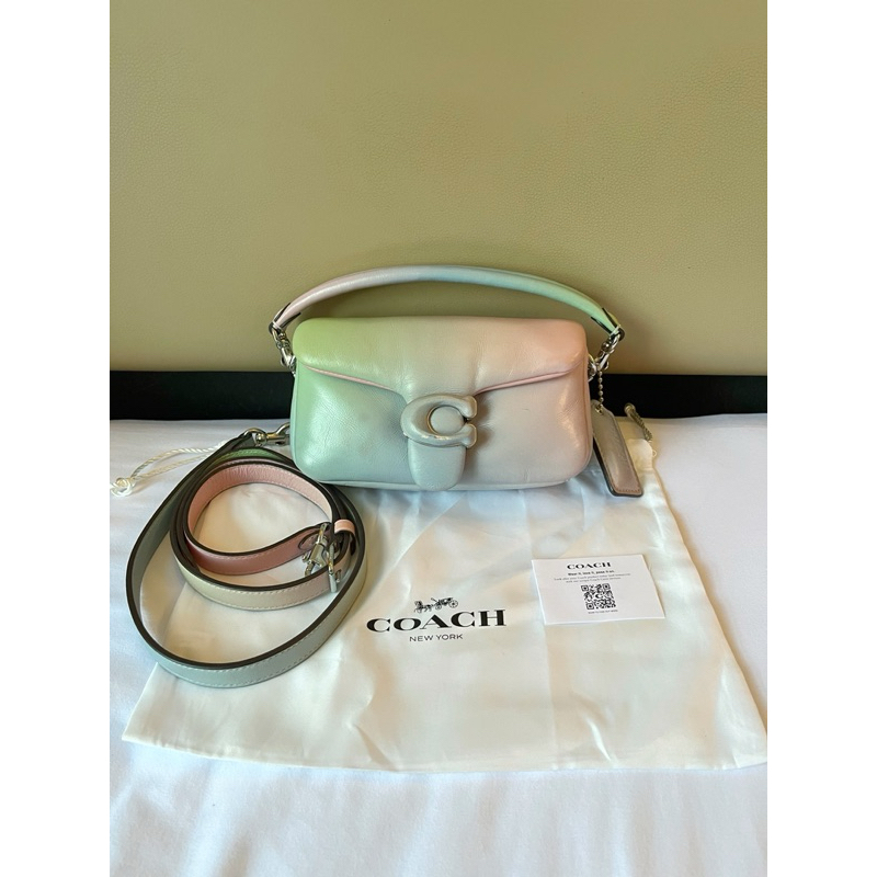 Coach tabby pillow 18 ombre piatachio