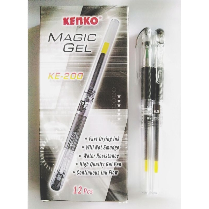 

Gel Pen / Pulpen / Pena Kenko KE 200 Magic Gel (12 pcs)