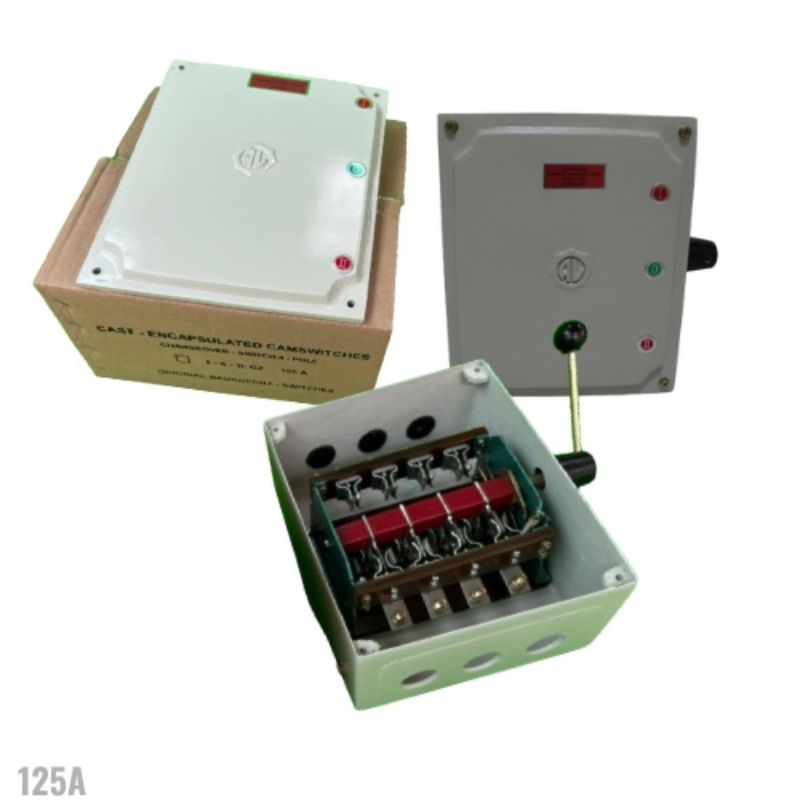 Ohm Saklar 100A  (merk AL)/ Handle / Genset/ Handle Listrik 100A/ COS 4P 100A/ GZ I-0-II/ Cam Starte