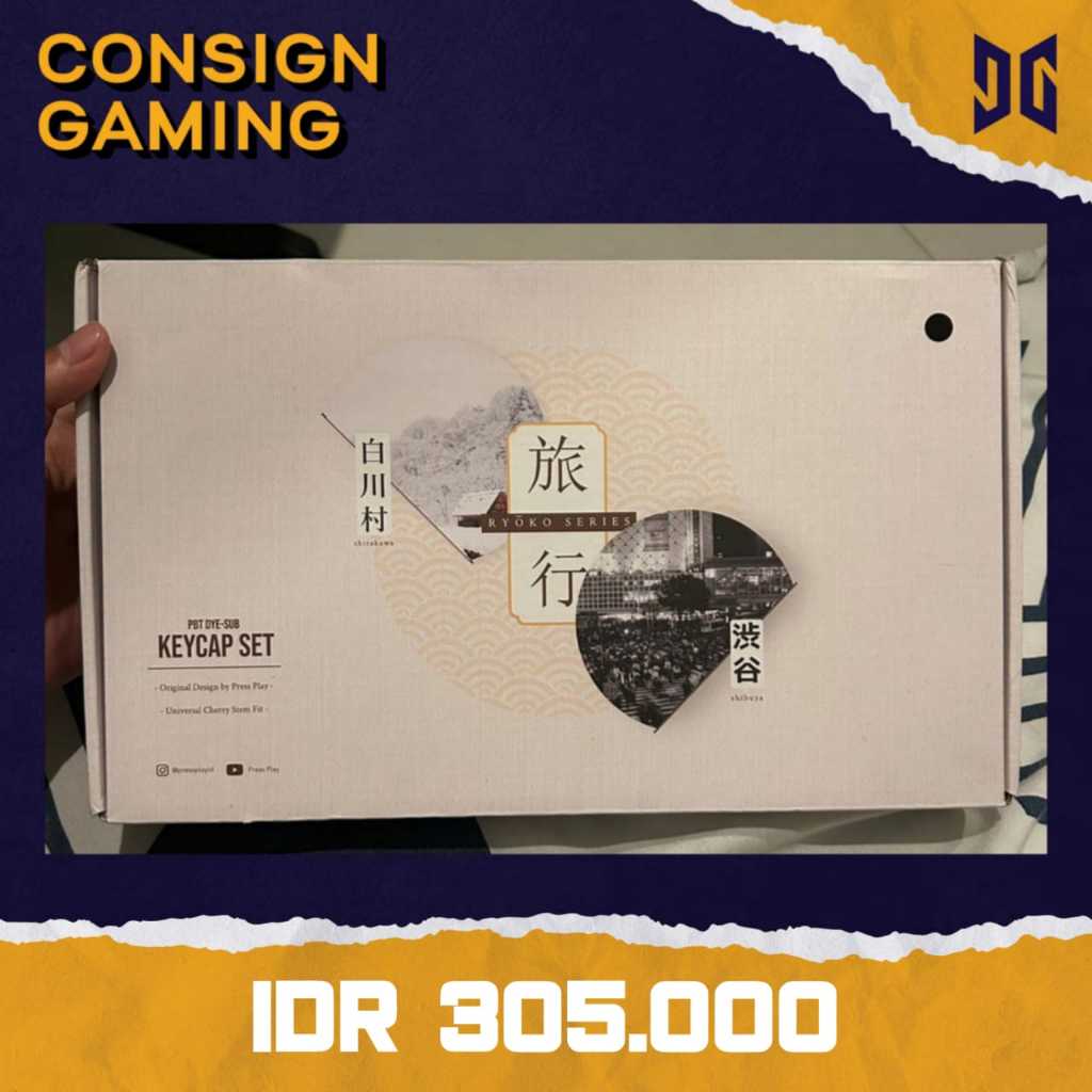 KEYCAPS PRESS PLAY ROVER 84 V3 & SHIBUYA ( CODE : DH551 )