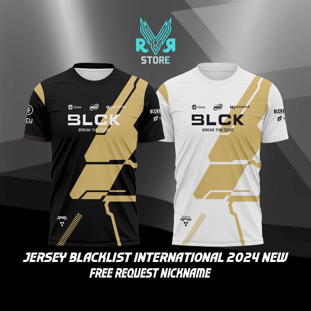 JERSEY BAJU KAOS BLACKLIST INTERNATIONAL MPL PH SEASON 13 TERBARU 2024 ( free custom nickname )