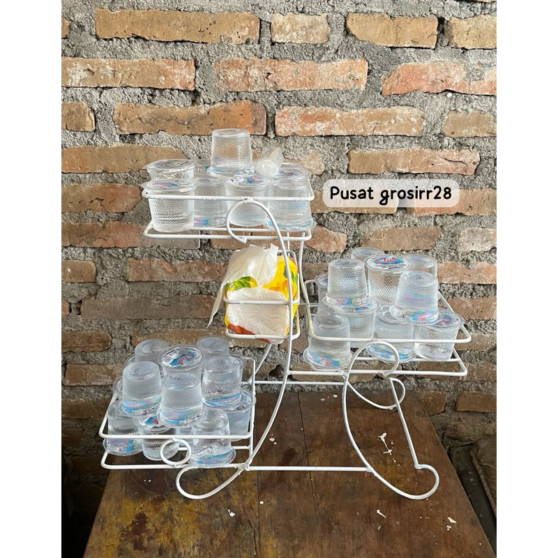 rak minuman / rak tempat aqua / rak serbaguna / box minuman