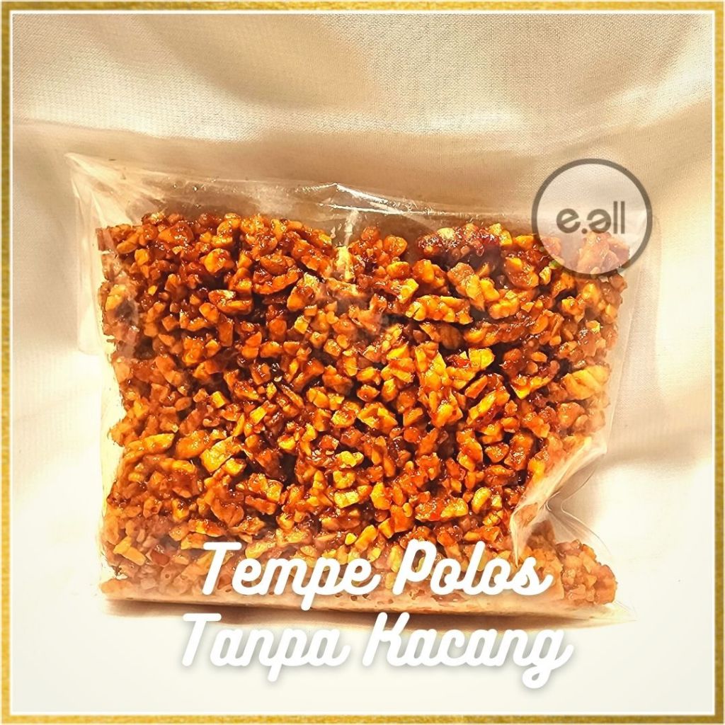 

[PO] Tempe Balado Pedas Manis Polos Tanpa Kacang 200gr - cemilan instan enak original asli