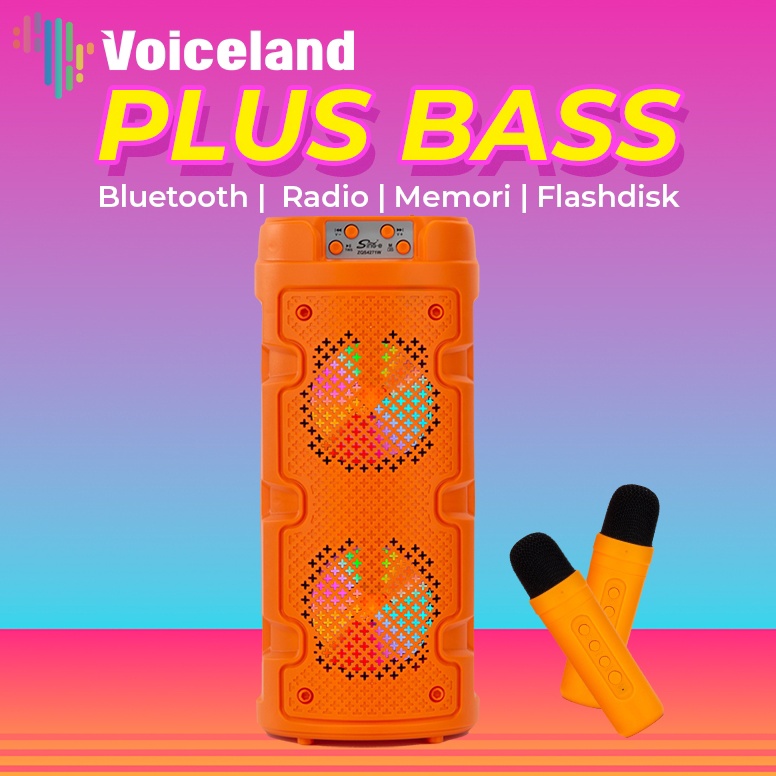 ART F2Q PLUS BASSSpeaker Bluetooth Karaoke Besar Super Bass 15 Inch Polytron 2 Mic Protable Wireless