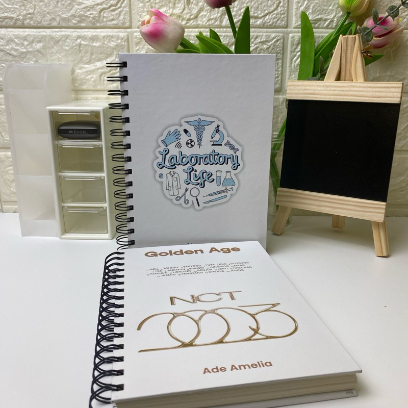 

custom Notebook Buku Korea lucu