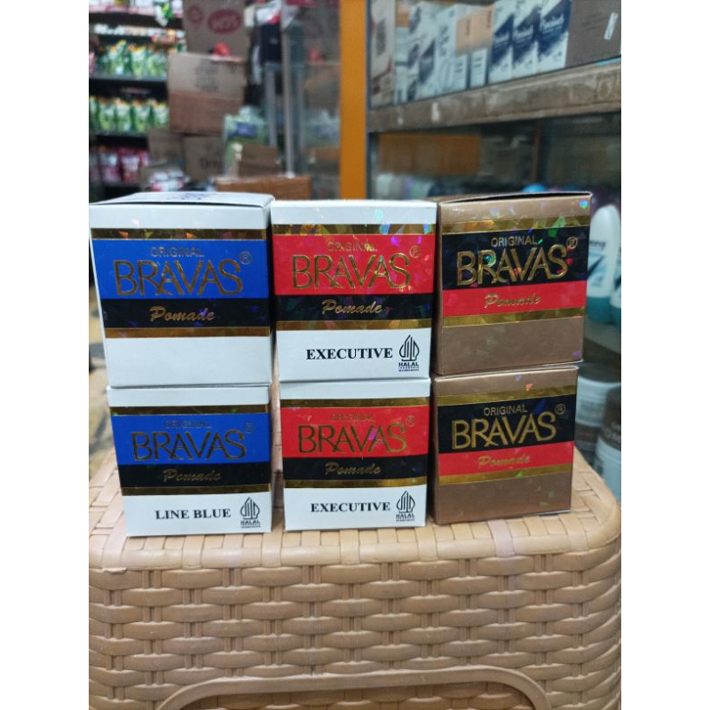 Bravas pomade minyak rambut 80g