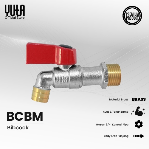 YUTA Kran Air / Keran Tembok - Bibcock 3/4 Inch Brass BCBM