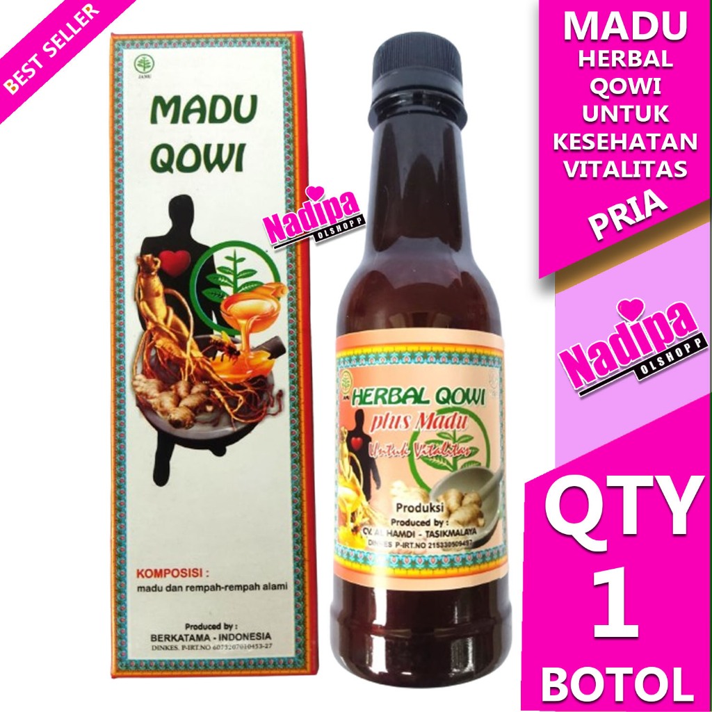 

HERBAL QOWI PLUS MADU KEMASAN BOTOL nadipa olshopp