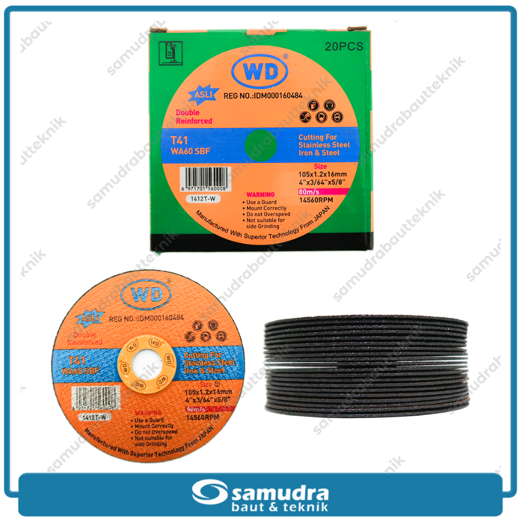 TERMURAH WD Batu Gerinda Potong 1 Pak Isi 20 Pcs