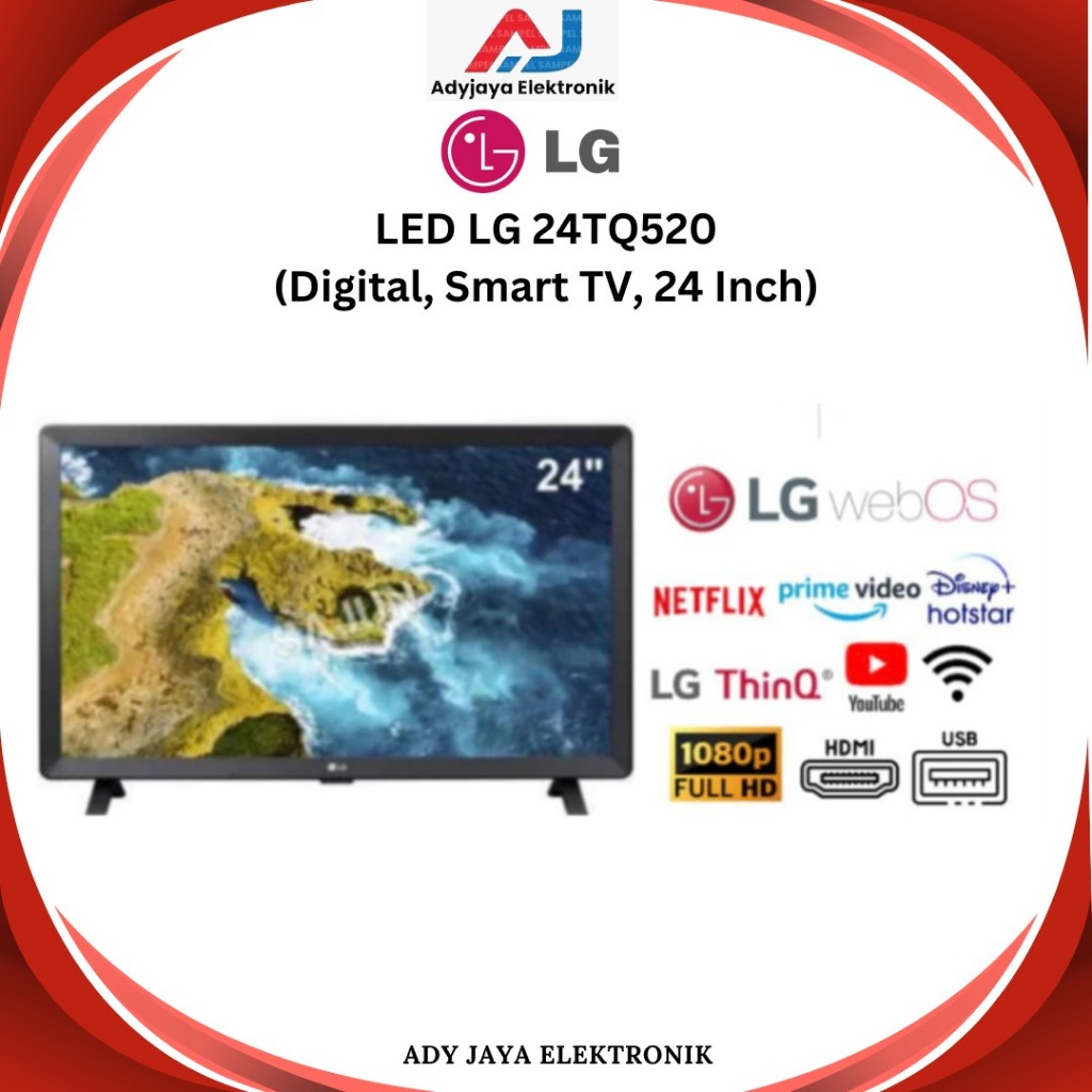TV LED LG 24 INCH SMART 24TQ52OS