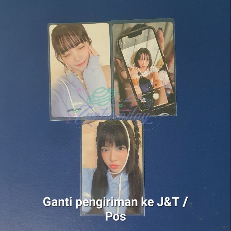 [Official] Photocard Le Sserafim Unforgiven Chaewon QR Weverse WV Eunchae Music Korea Mukor VCE PC S