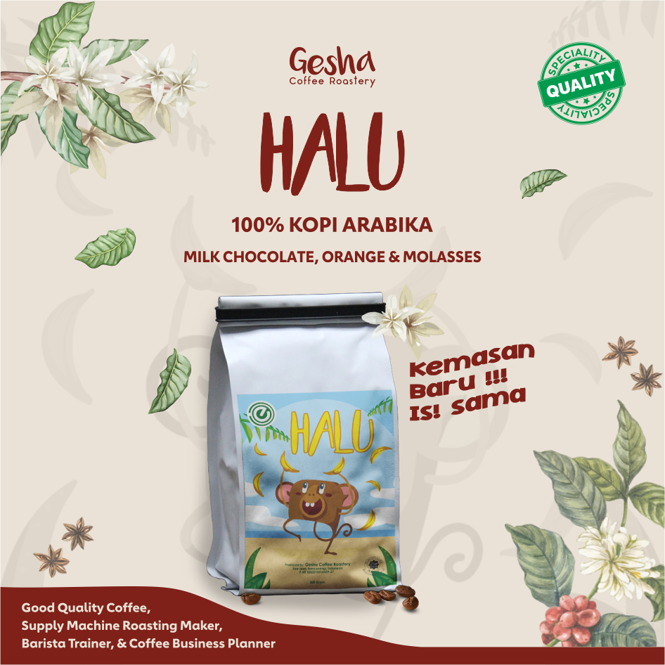 

Kopi Arabika Halu - 200gr