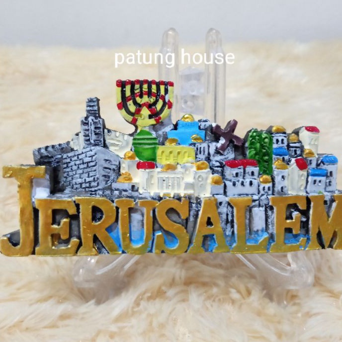 Terkini Fridge Magnet Kulkas Souvenir Negara Israel Jerusalem Yerusalem Besar