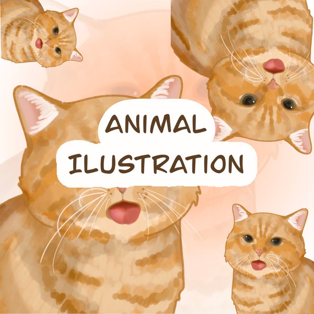 Custom Animal Ilustration | Pet Ilustration | Ilustrasi Hewan Peliharaan | Custom Ilustrasi Hewan ke