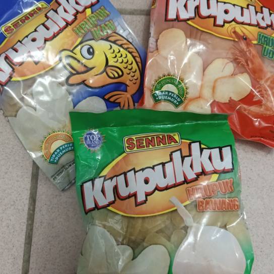 

Murah Senna krupukku udang ikan bawang 5 gram