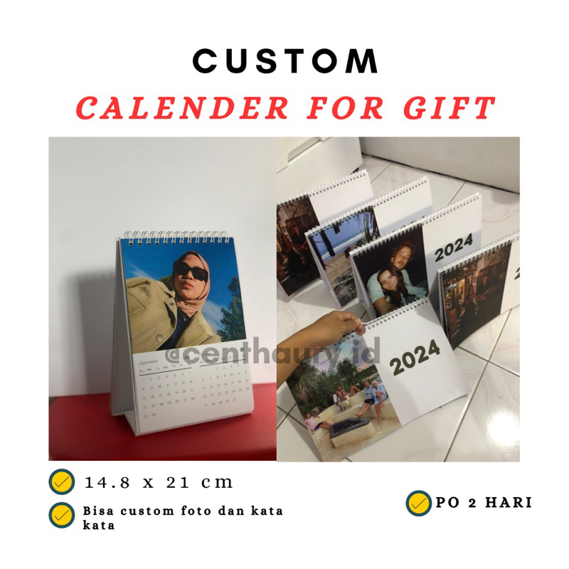 

Custom Kalender Dinding / Wall Calender _ Stand Calender / Kalender duduk