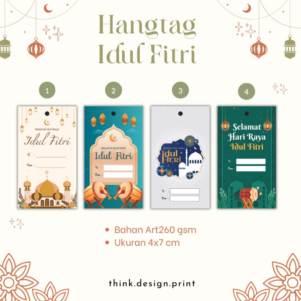 

Hangtag Idul Fitri | Tag Produk | Kartu Ucapan | Lebaran