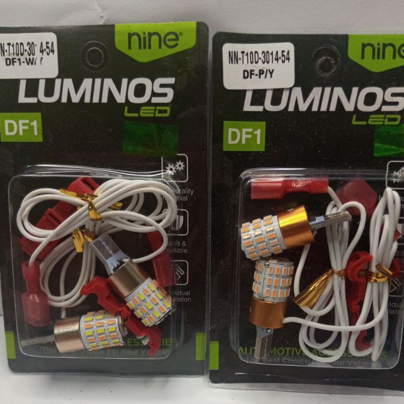 Lampu LED T10 2 MODE SENJA + SEIN LUMINOS  NINE