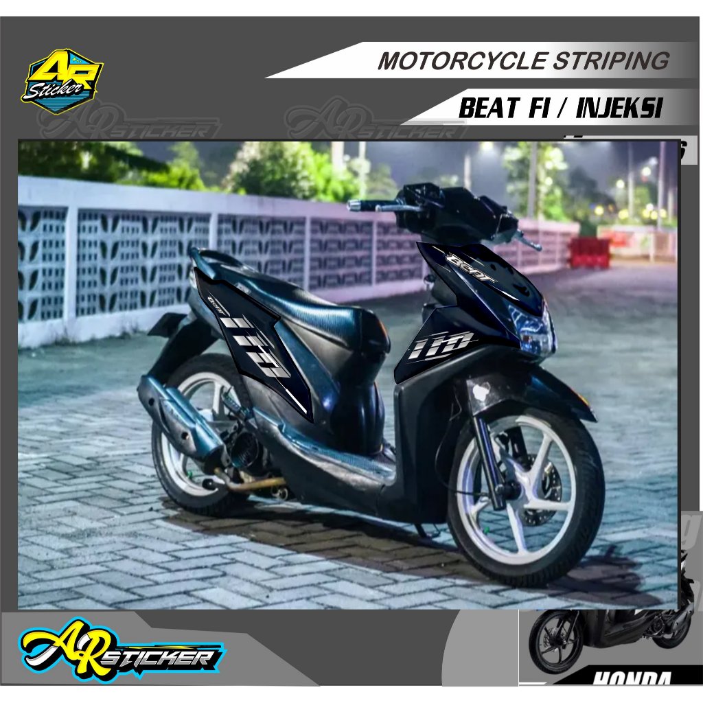 striping beat fi / stiker beat fi variasi / striping beat fi 110 / decal beat fi / stiker beat fi / 
