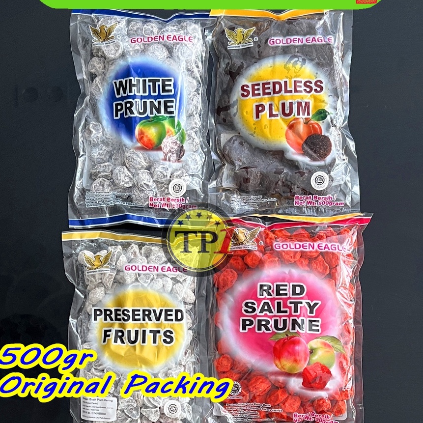 

KI3 Golden Eagle Manisan buah kiamboi kiamboy plum merah putih 5g