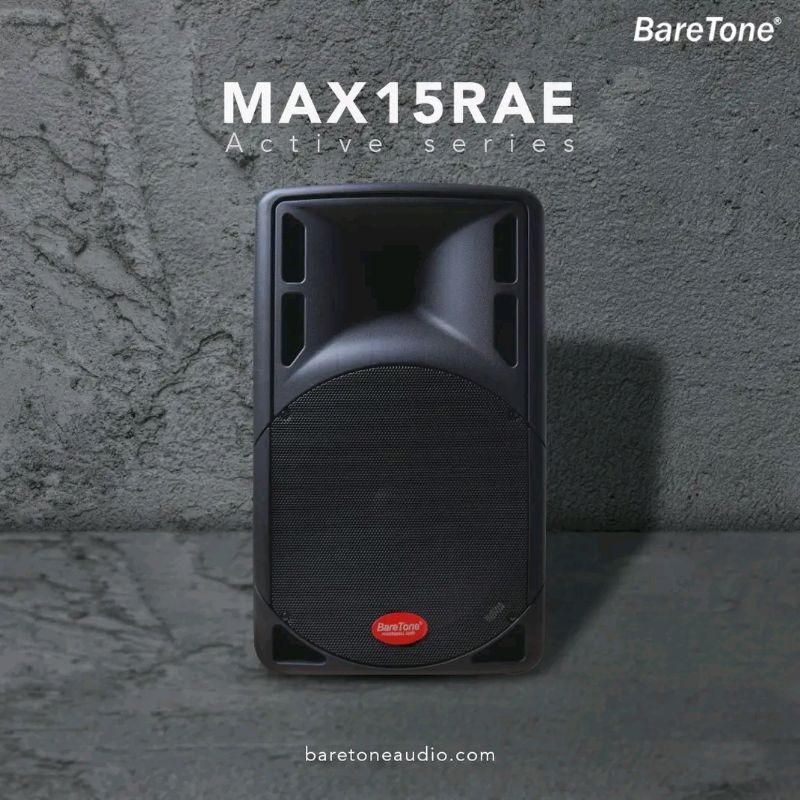 SPEAKER AKTIF BARETONE 15 INCH MAX15RAE BLUETOOTH 300 watt harga sepasang 2 pcs