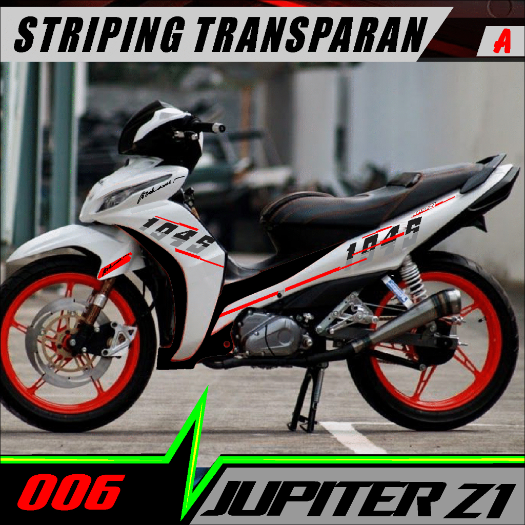 STRIPING TRANSPARAN JUPITER Z1 | sticker striping transparan uv JUPITER Z1