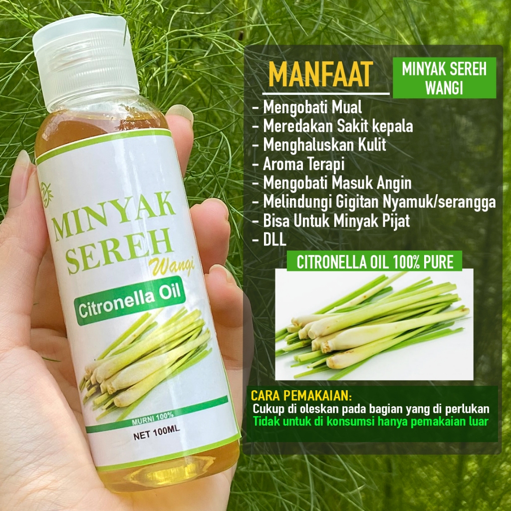 Minyak Sereh Wangi Murni Asli