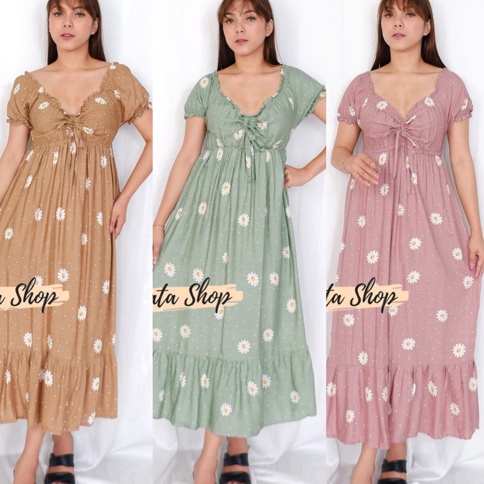 Murah Surprise  REALPICT  Dress Bali Model Casandra SHASTA Fashion Wanita Terbaru Kekinian Viral Das